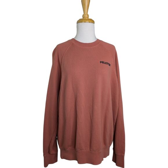 Spiritual Gangster x Peloton Sweatshirt XL Terracotta Crew Pullover Yoga Sweater - Picture 1 of 8
